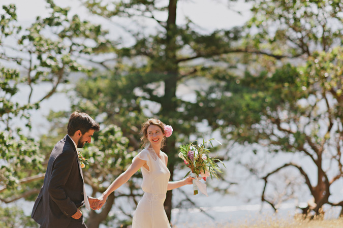 hornby island bc wedding