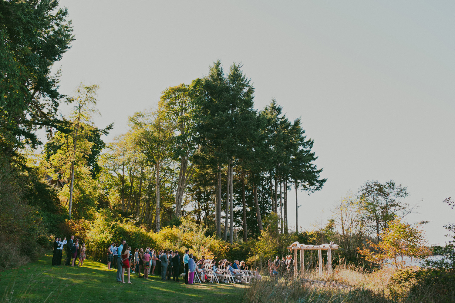 sea breeze lodge hornby island wedding