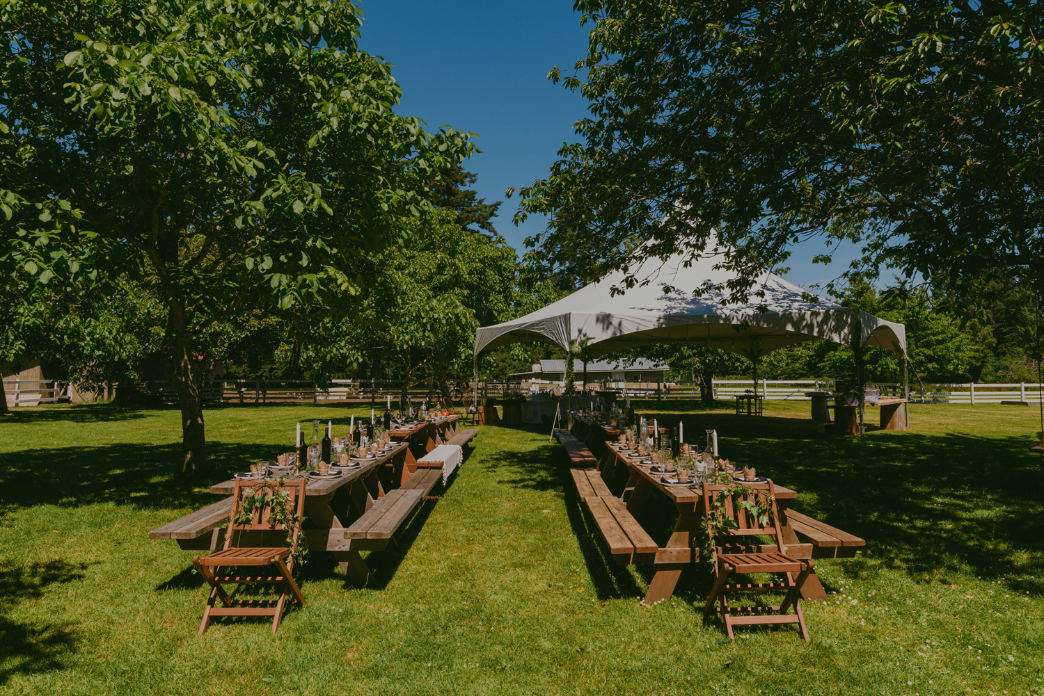 gulf island rustic farm wedding