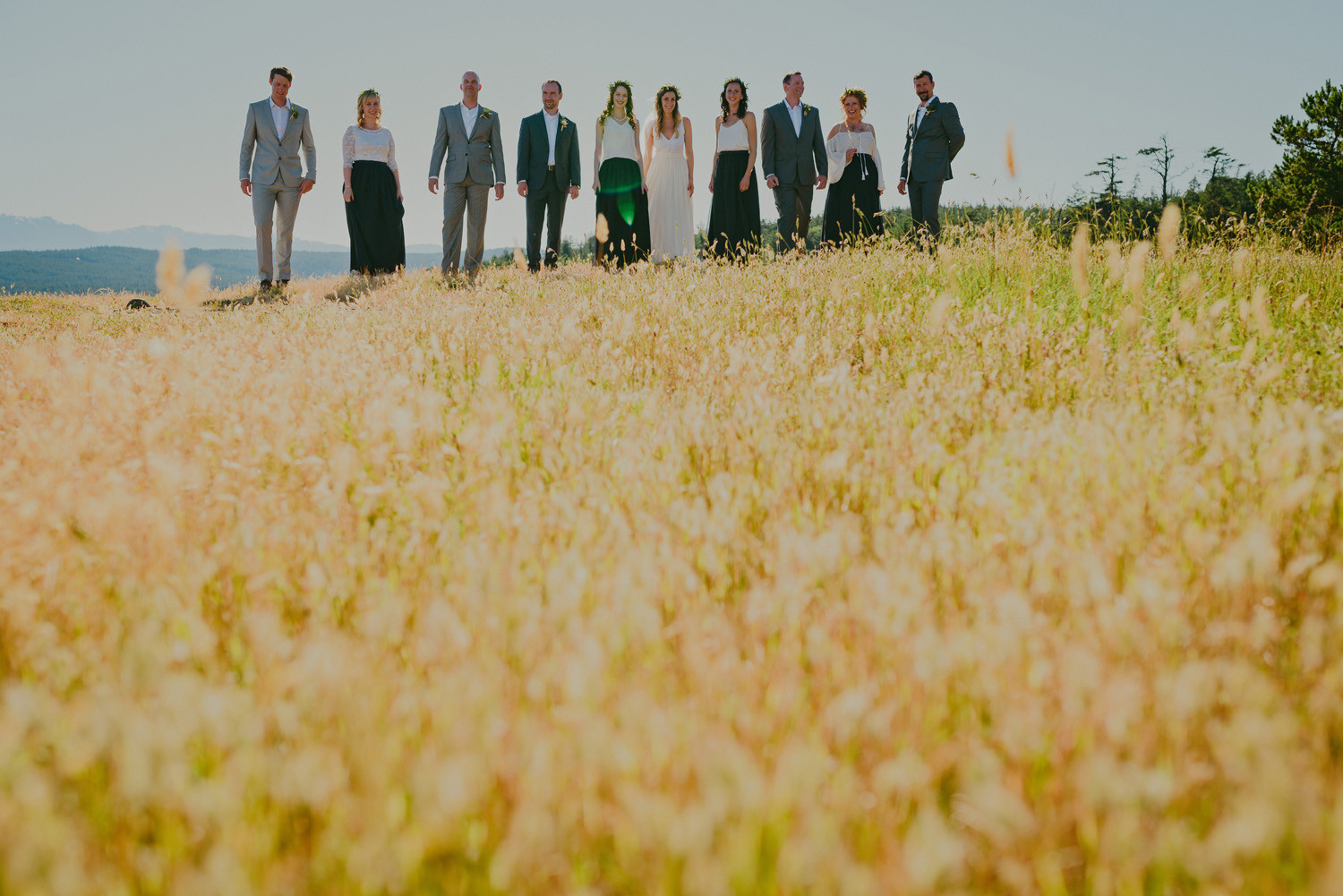 gulf island rustic farm wedding