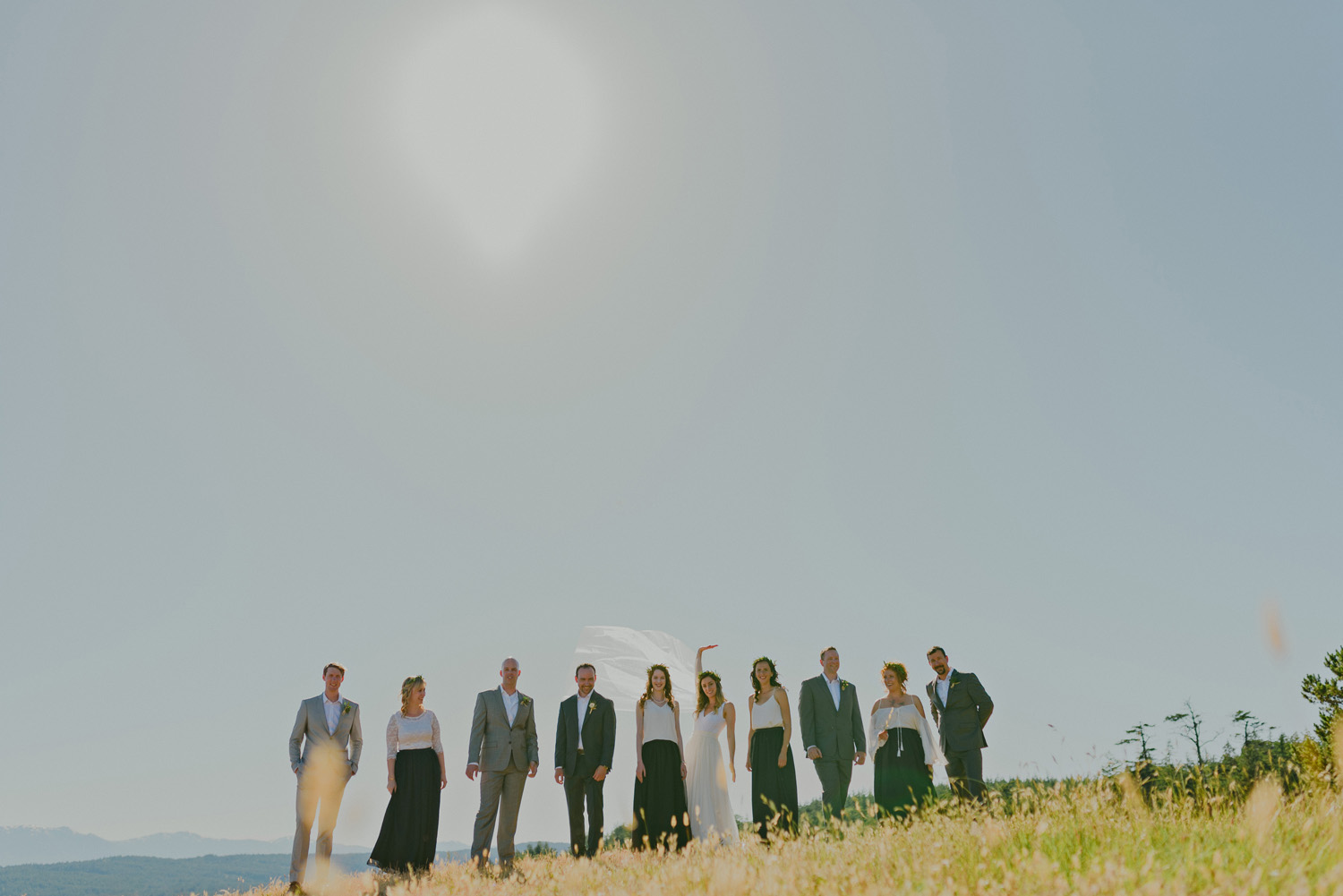 gulf island rustic farm wedding