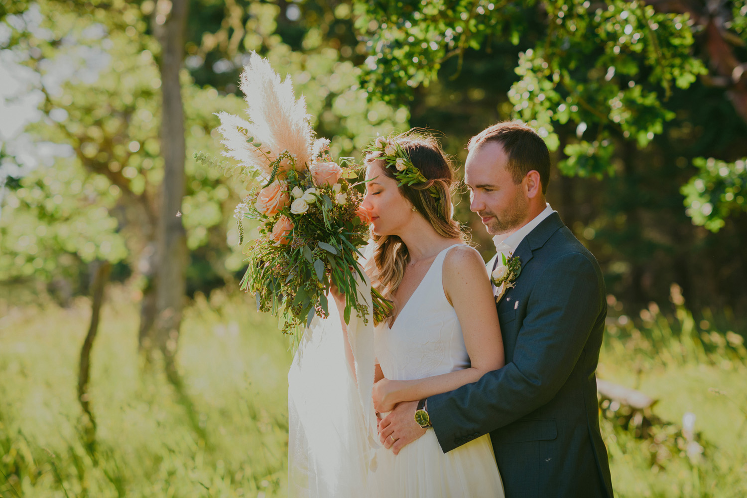 gulf island rustic farm wedding