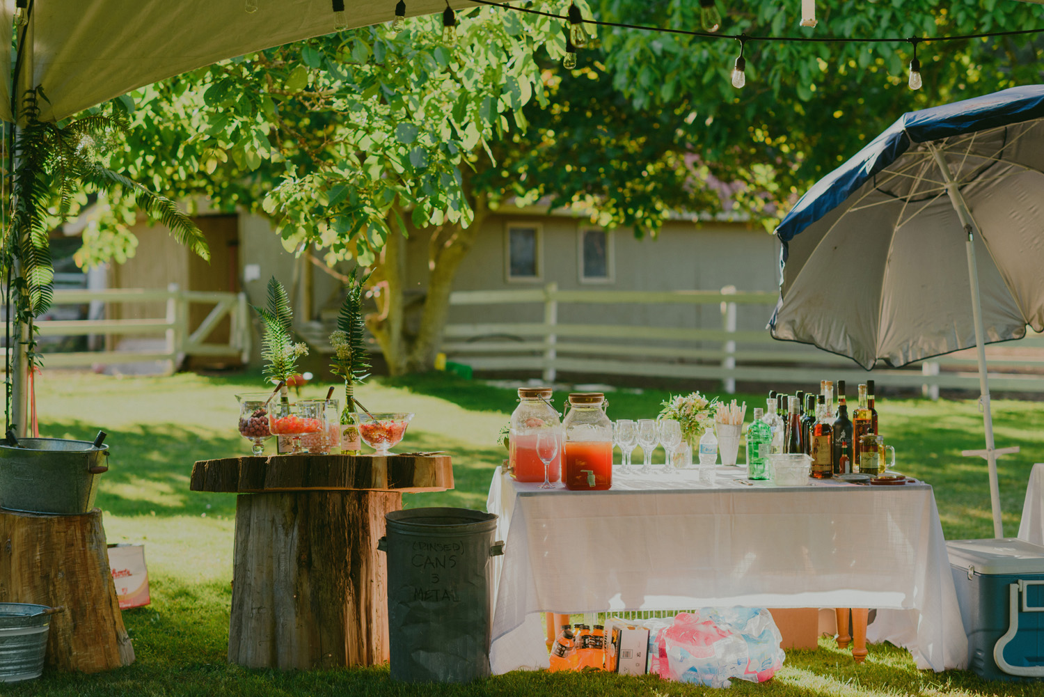 gulf island rustic farm wedding