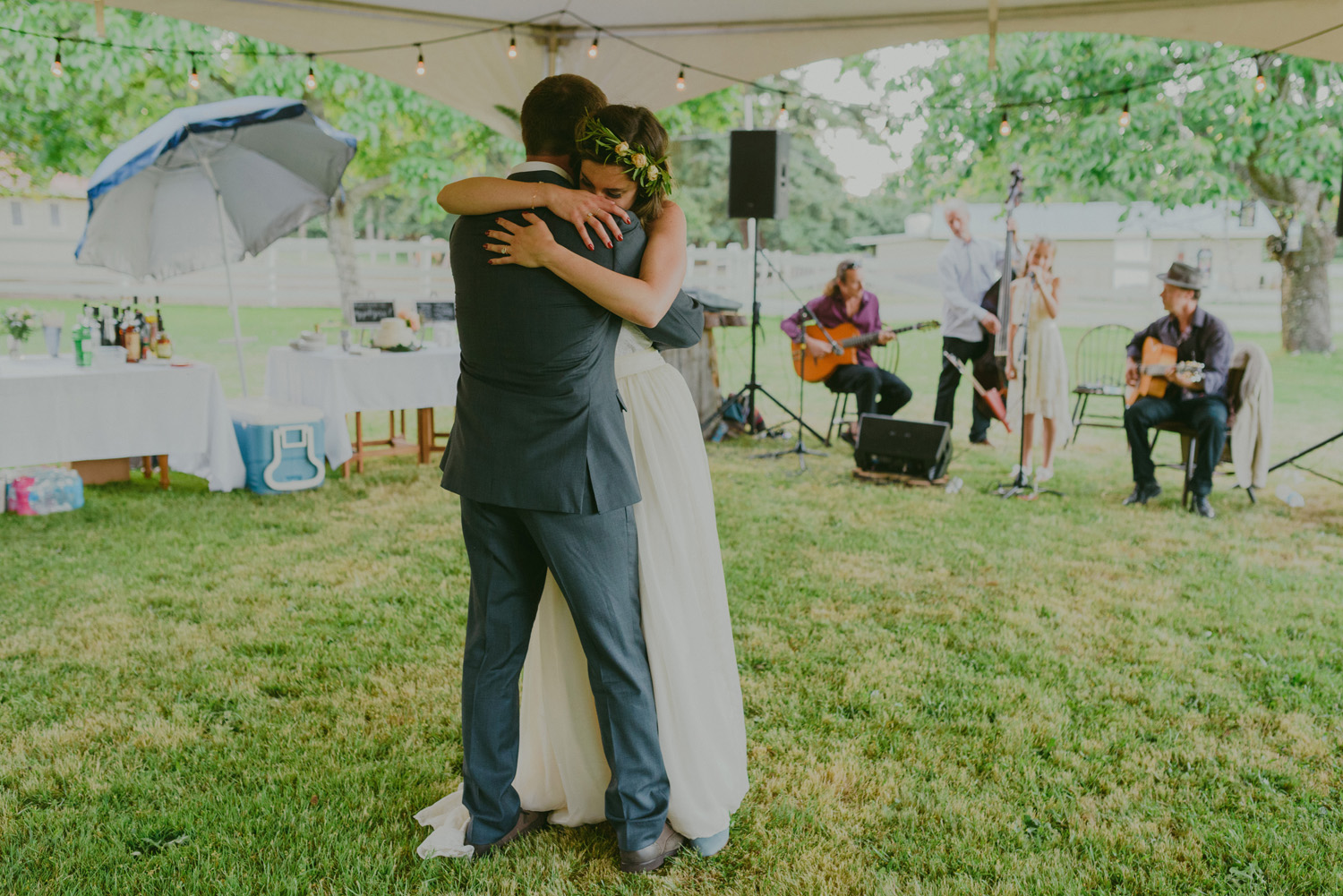 gulf island rustic farm wedding