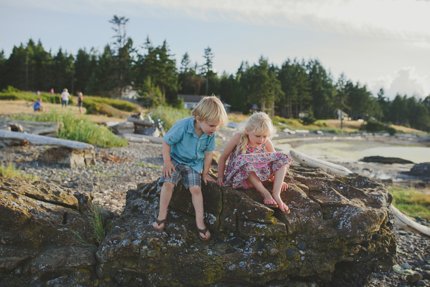 hornby island family beach photos