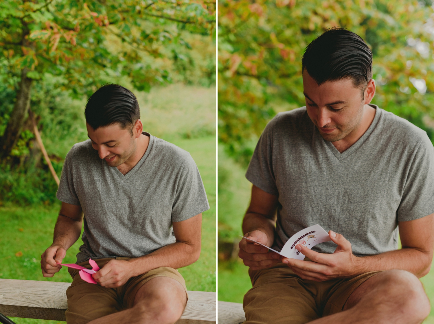 hornby island wedding in the rain