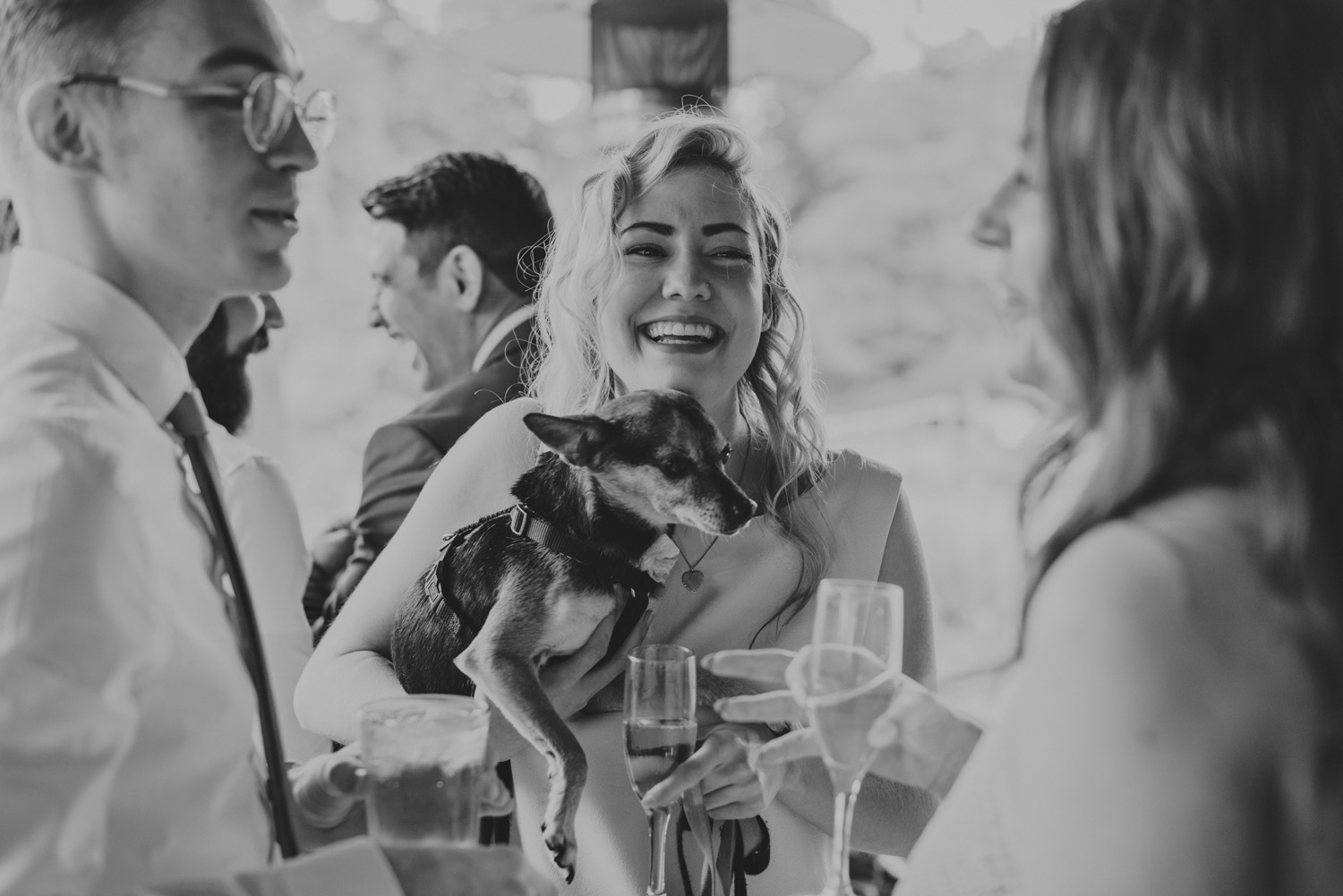 hornby island wedding in the rain