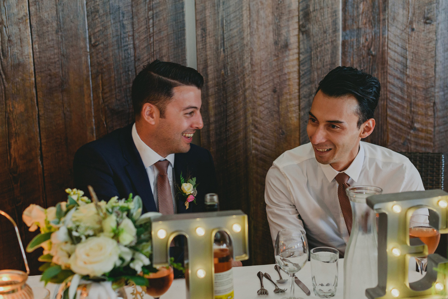 hornby island wedding in the rain