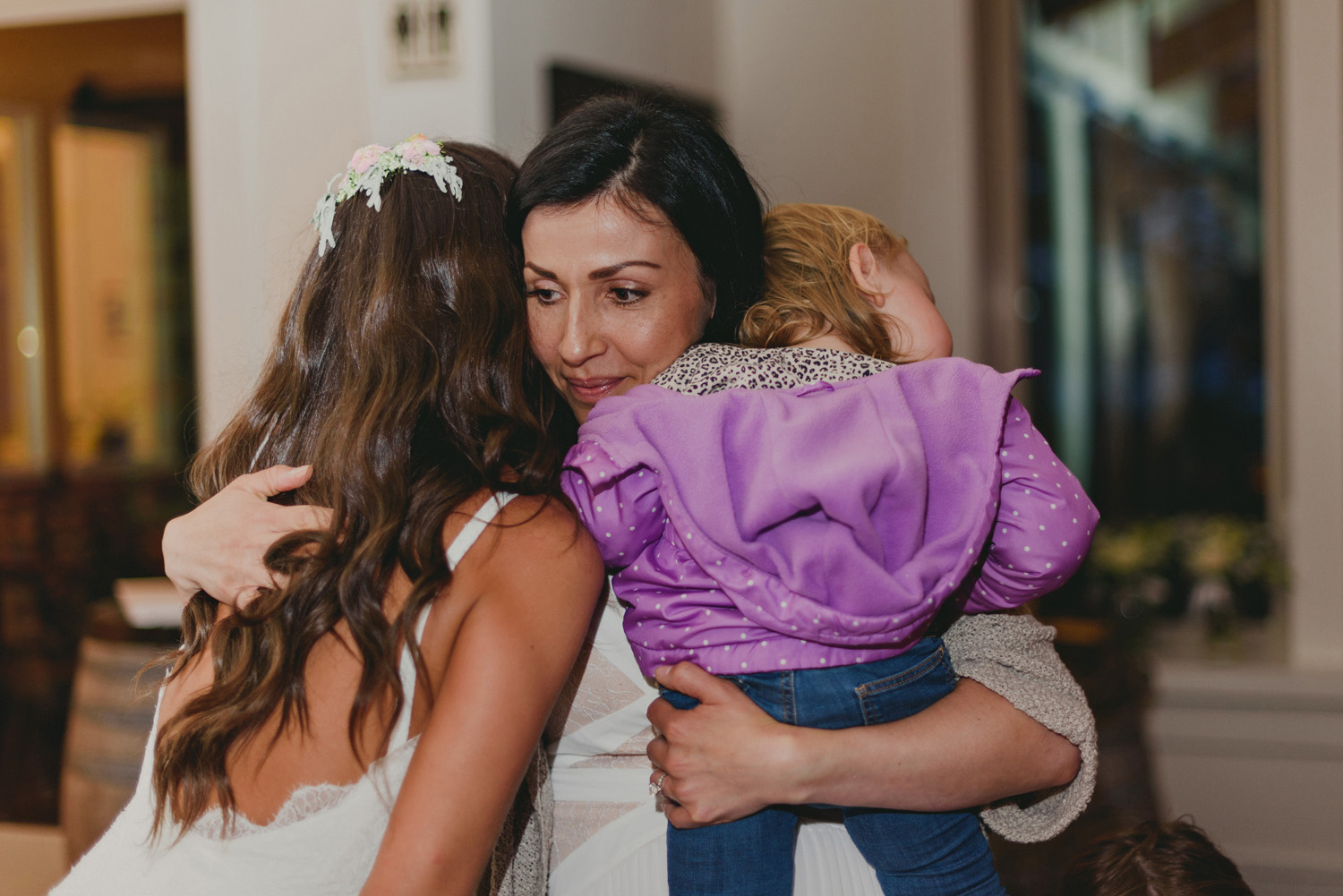 hornby island wedding in the rain