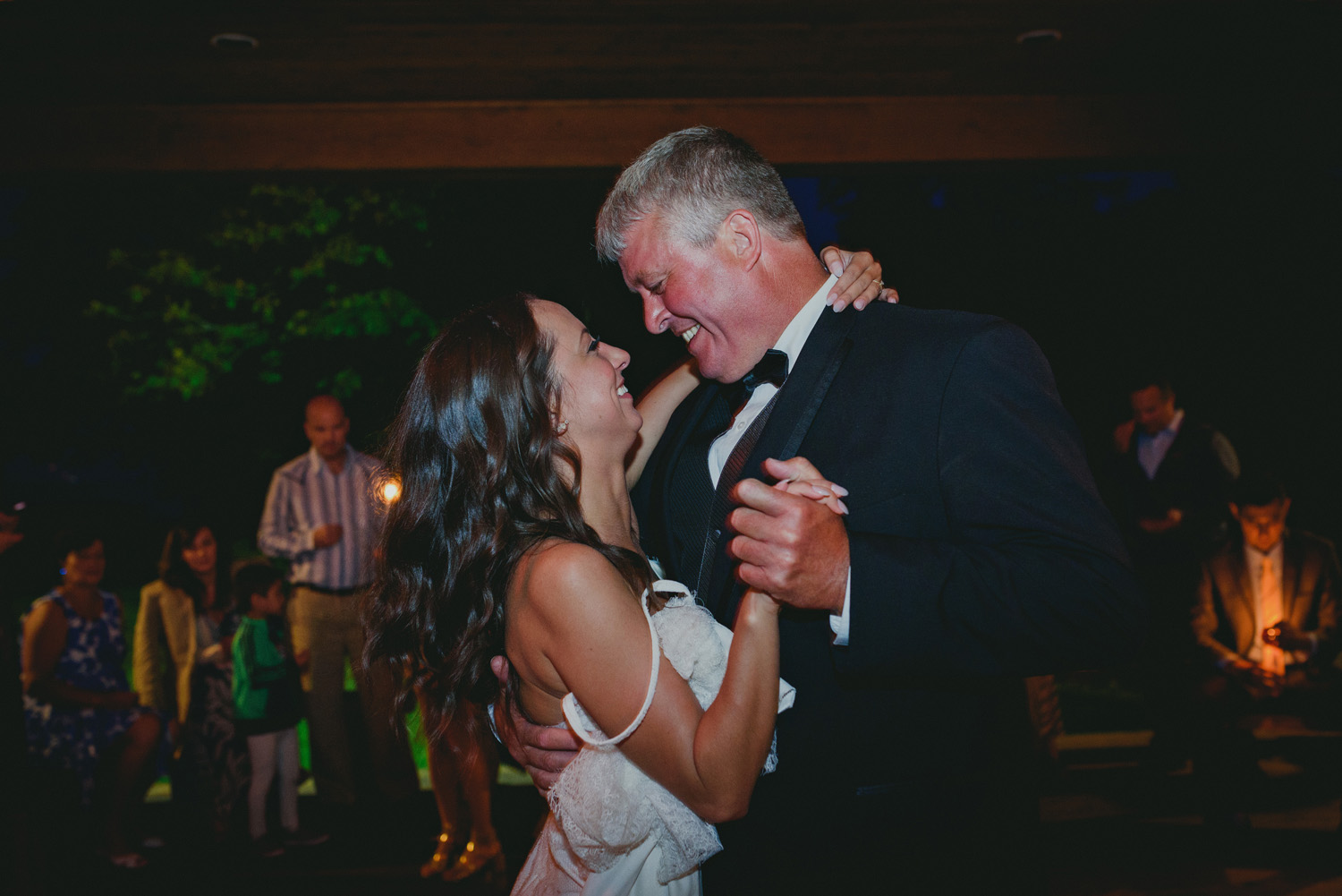 hornby island wedding in the rain