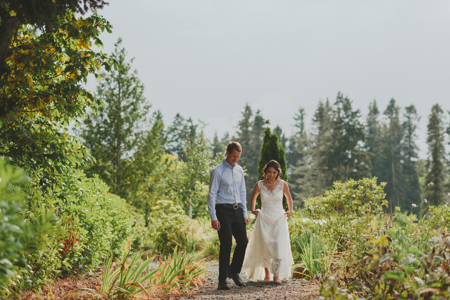 intimate vancouver island wedding