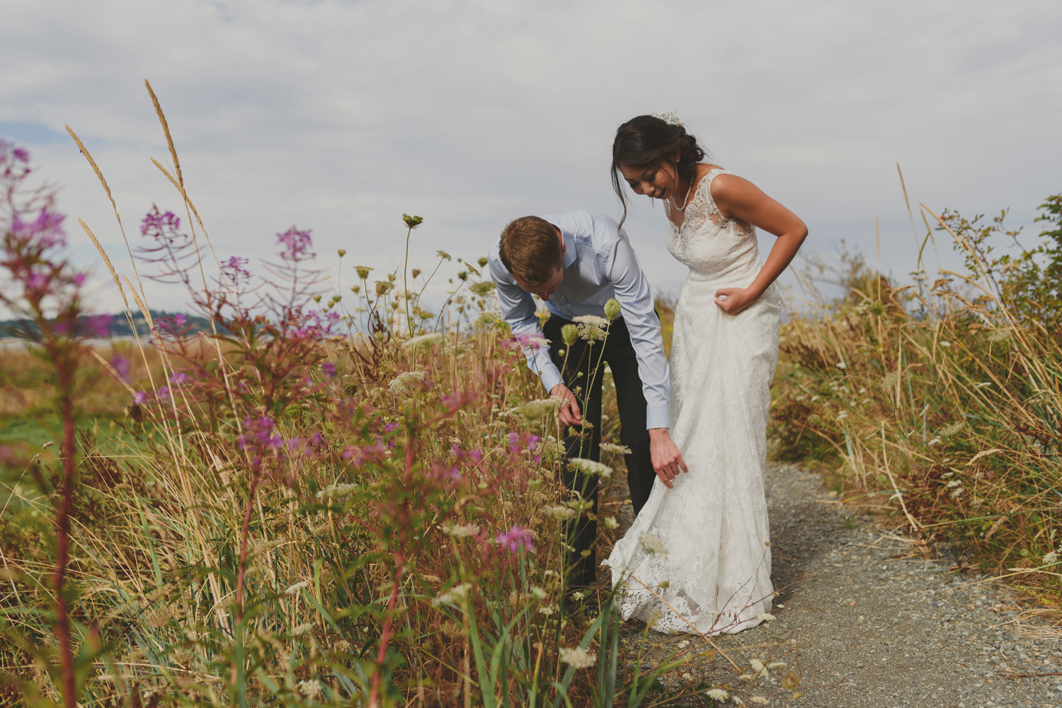 intimate vancouver island wedding