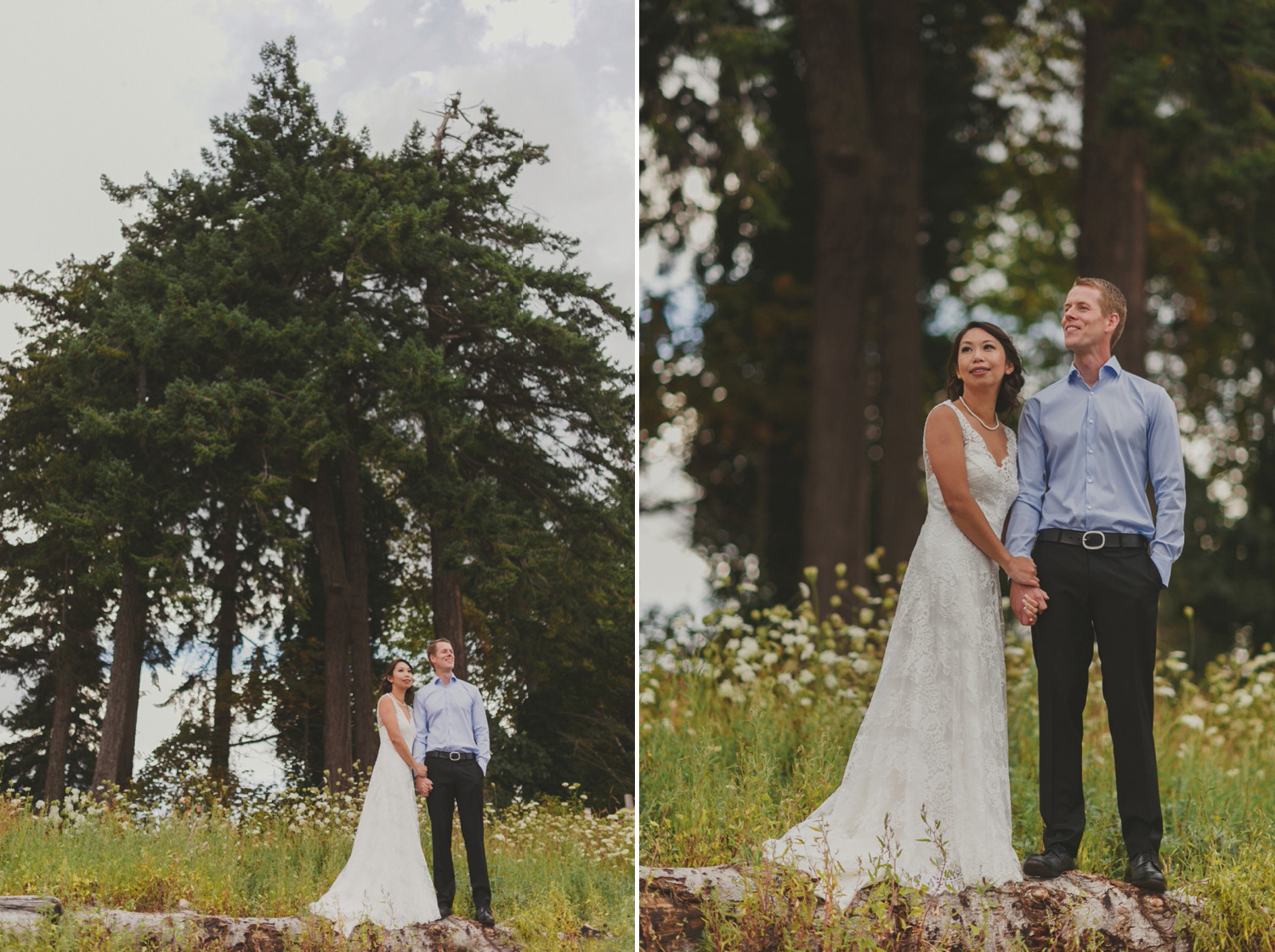 intimate vancouver island wedding