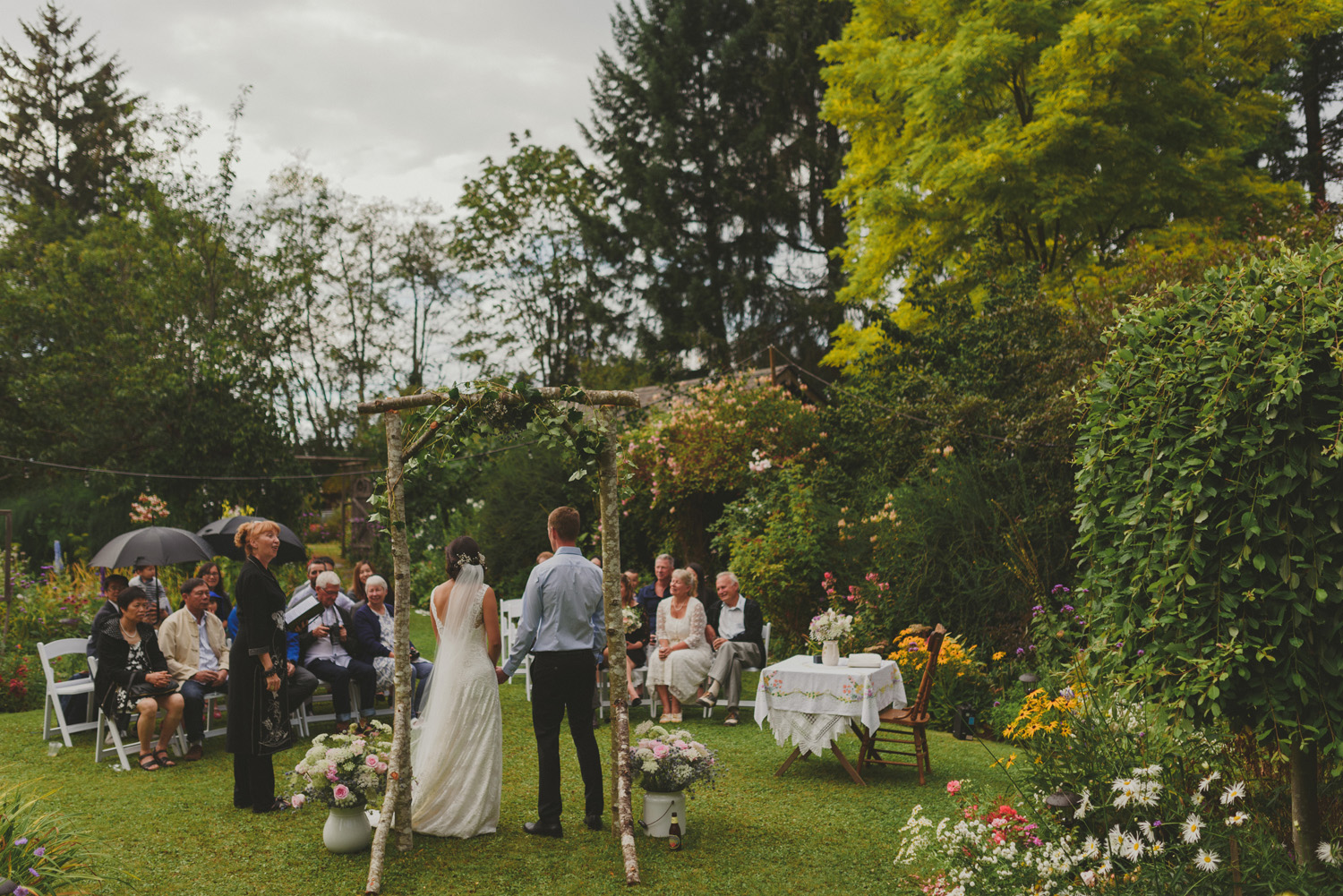 intimate vancouver island wedding