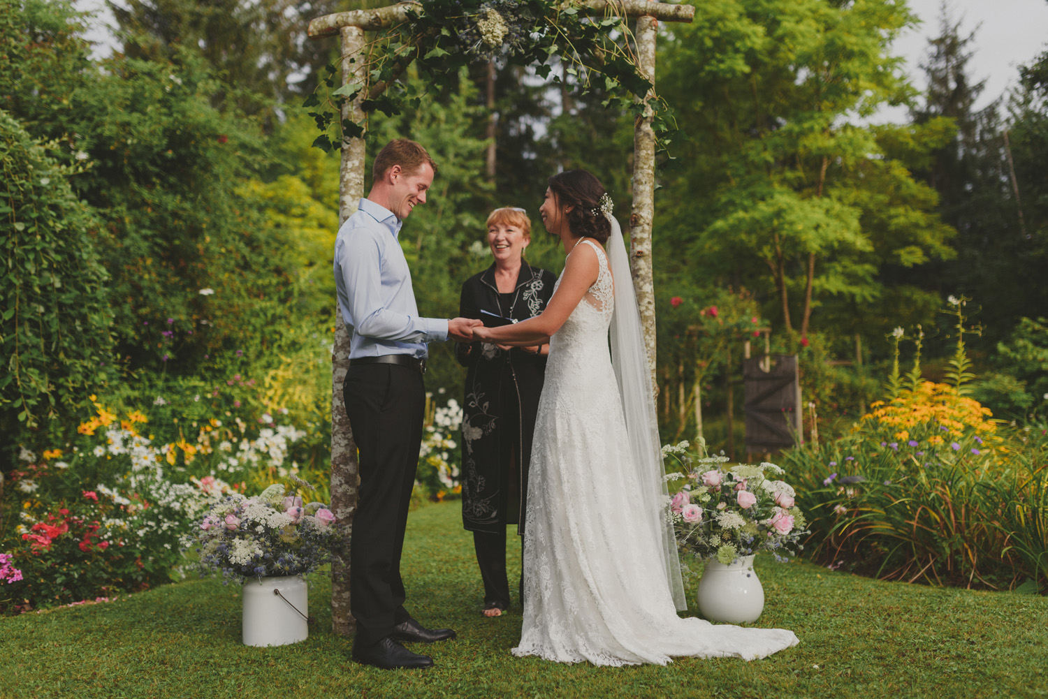 intimate vancouver island wedding