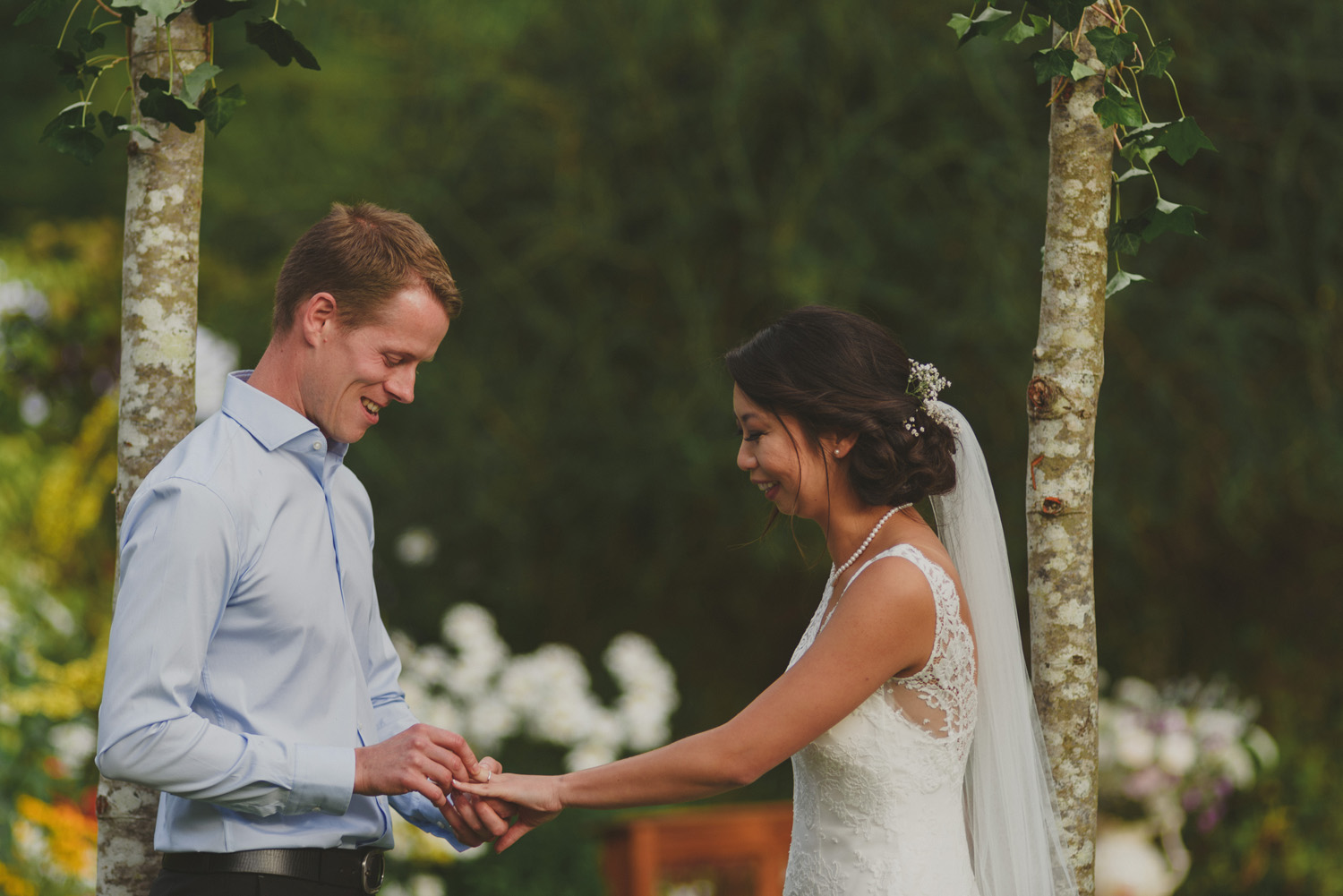 intimate vancouver island wedding