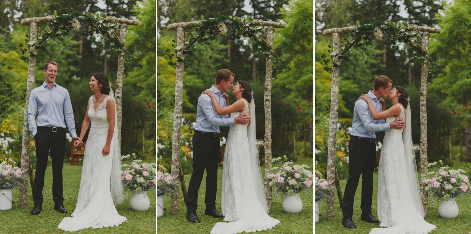 intimate vancouver island wedding