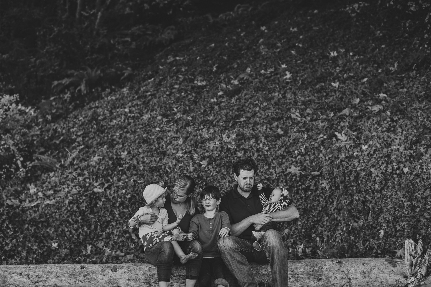 vancouver island beach side lifestyle family session