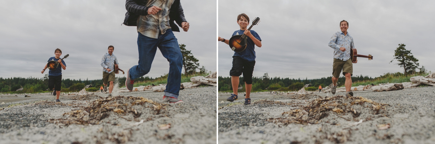lifestyle family session hornby island
