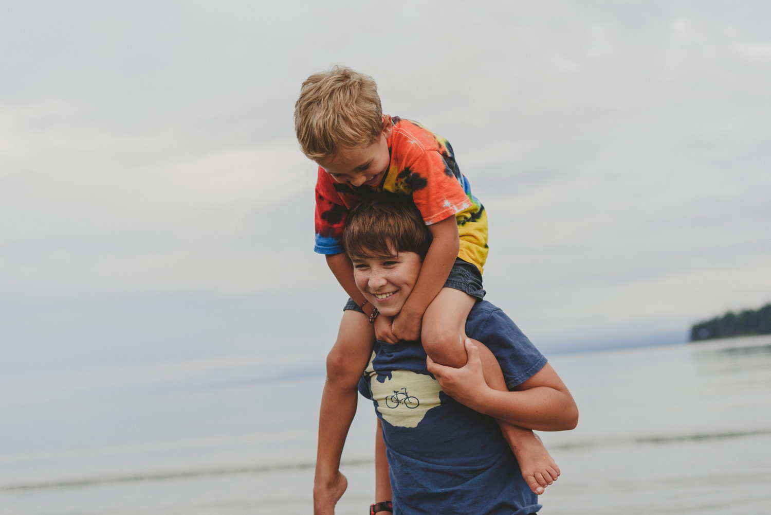 lifestyle family session hornby island