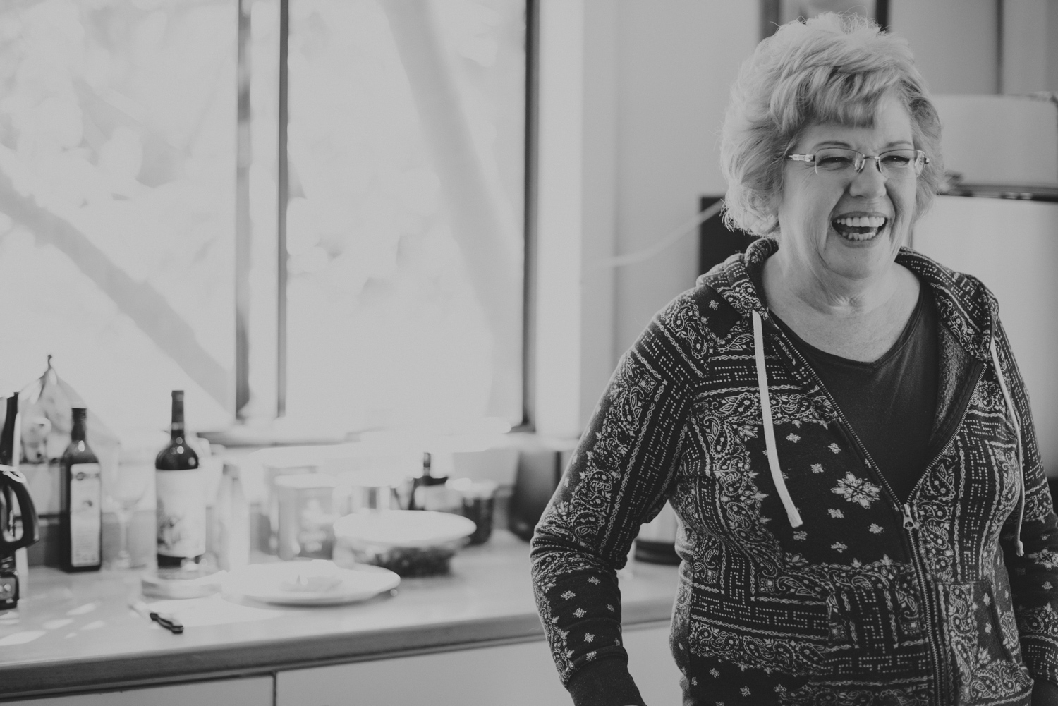 smiling mother of the bride at bodega ridge galiano island