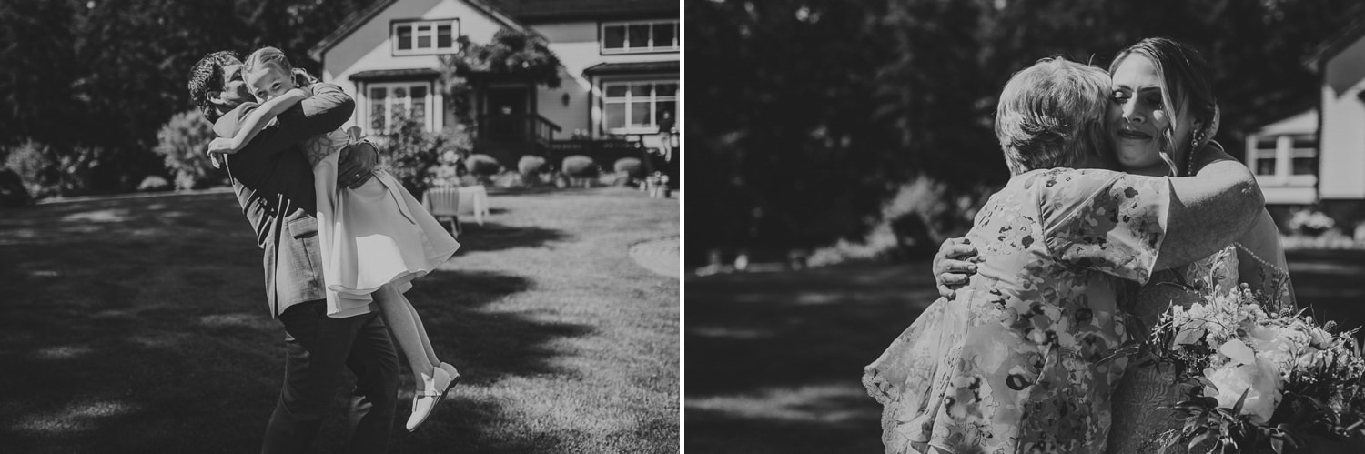 candid moments at overbury resort thetis island wedding 