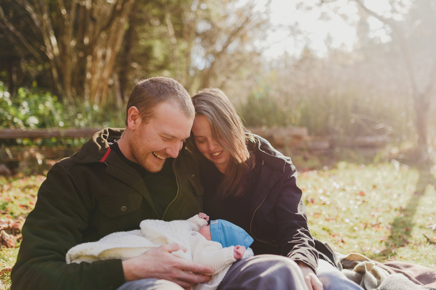 documentary at home newborn family session